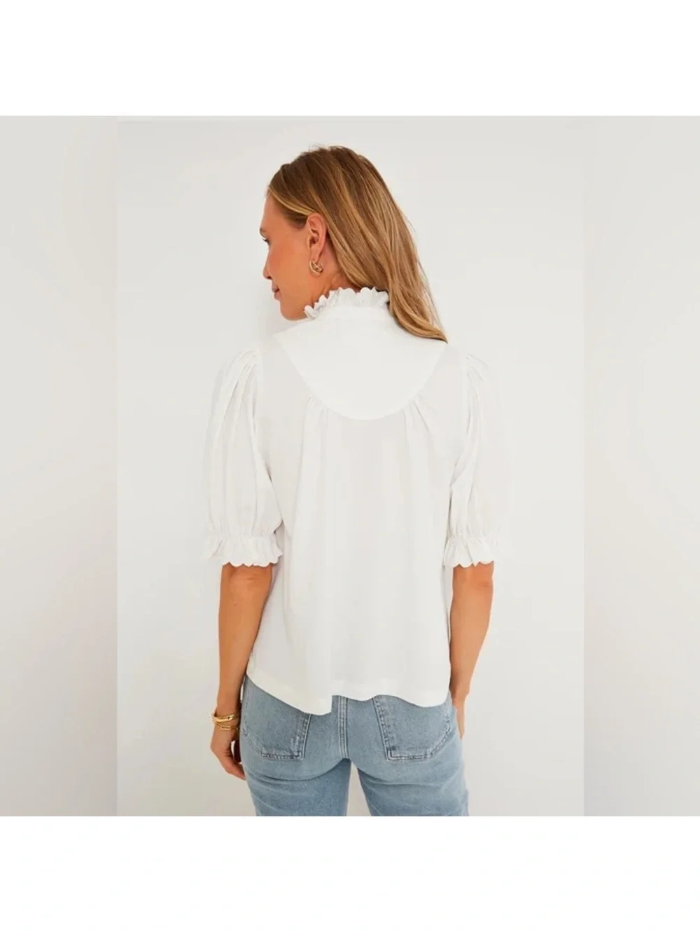 Medium Pomander Place White Selena Blouse